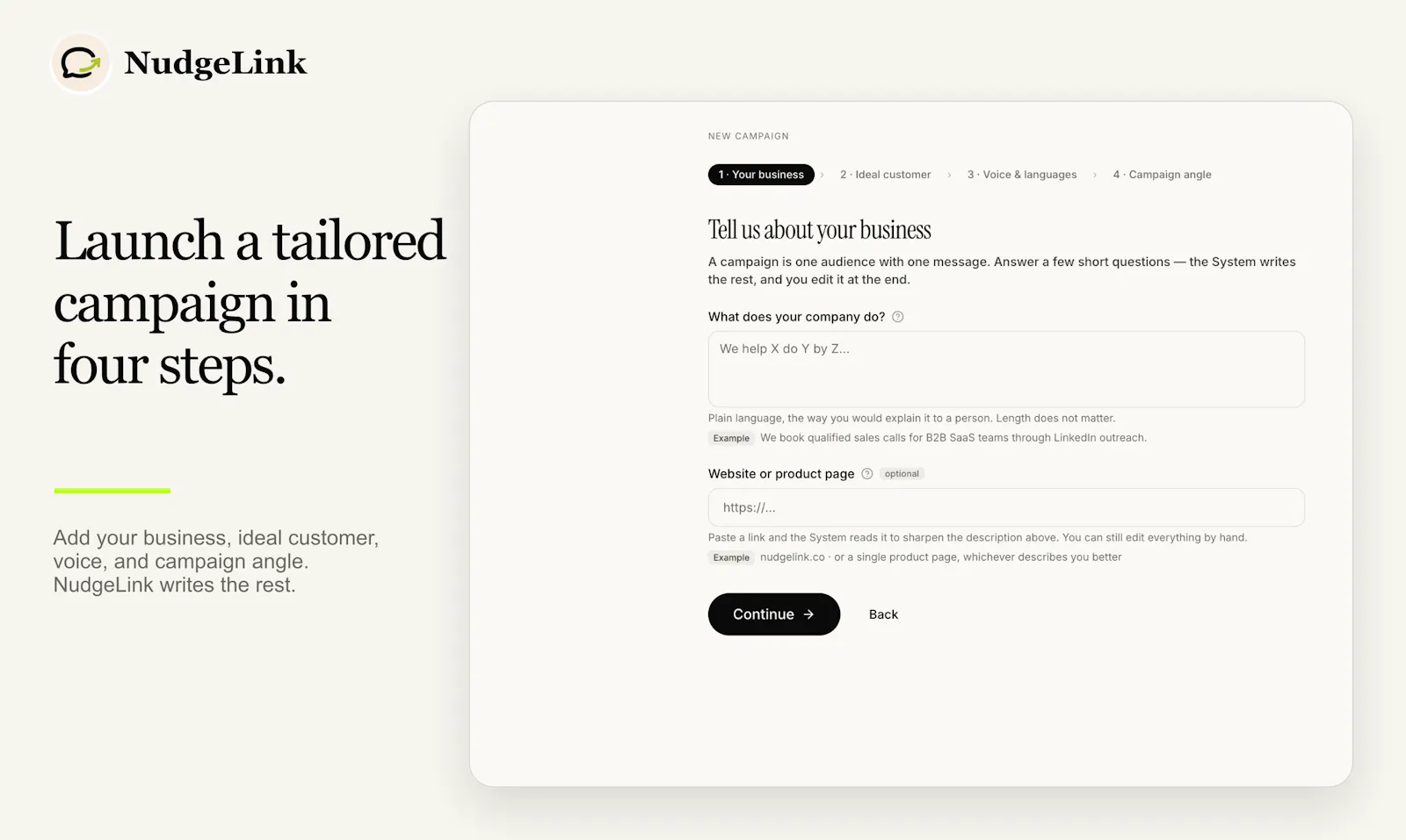 NudgeLink screenshot 2