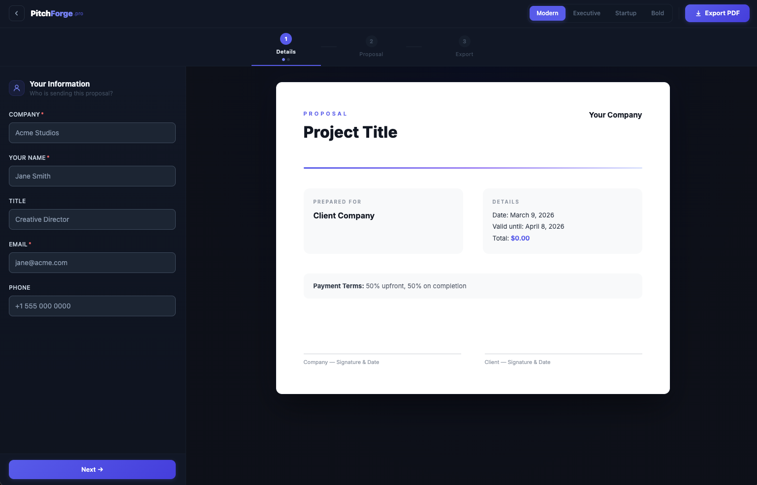 pitchforge.pro gallery image