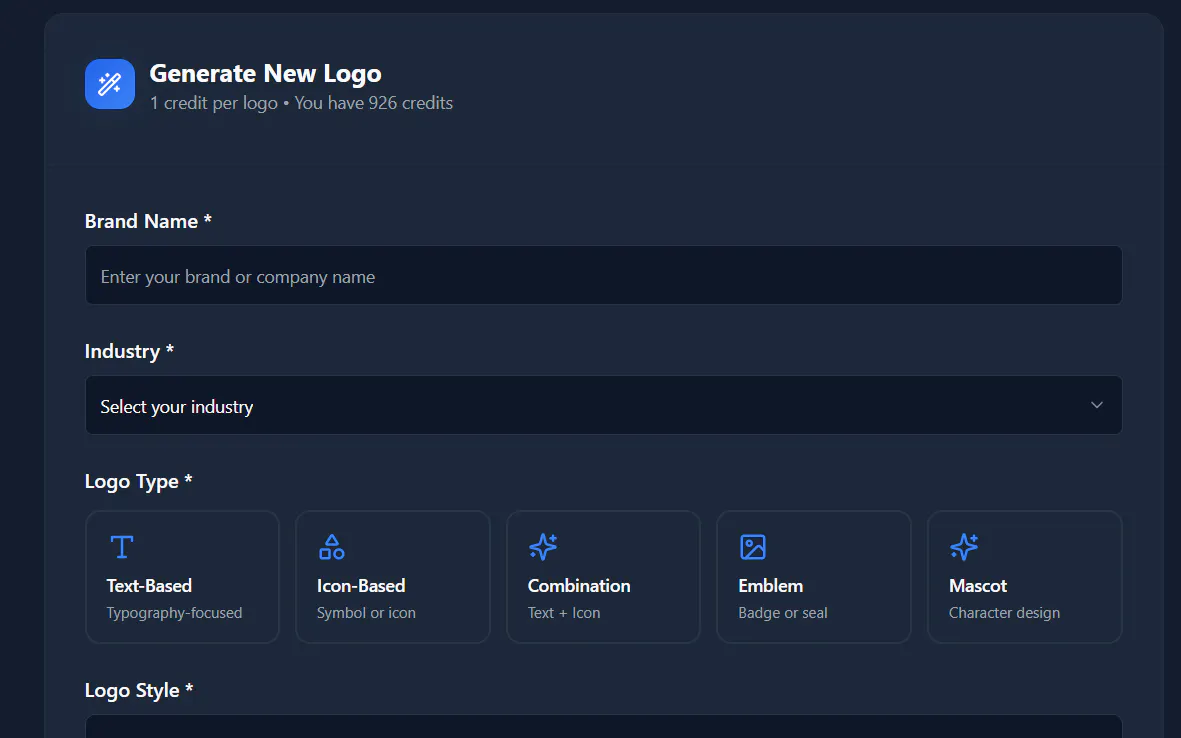 The Logo Generator product banner