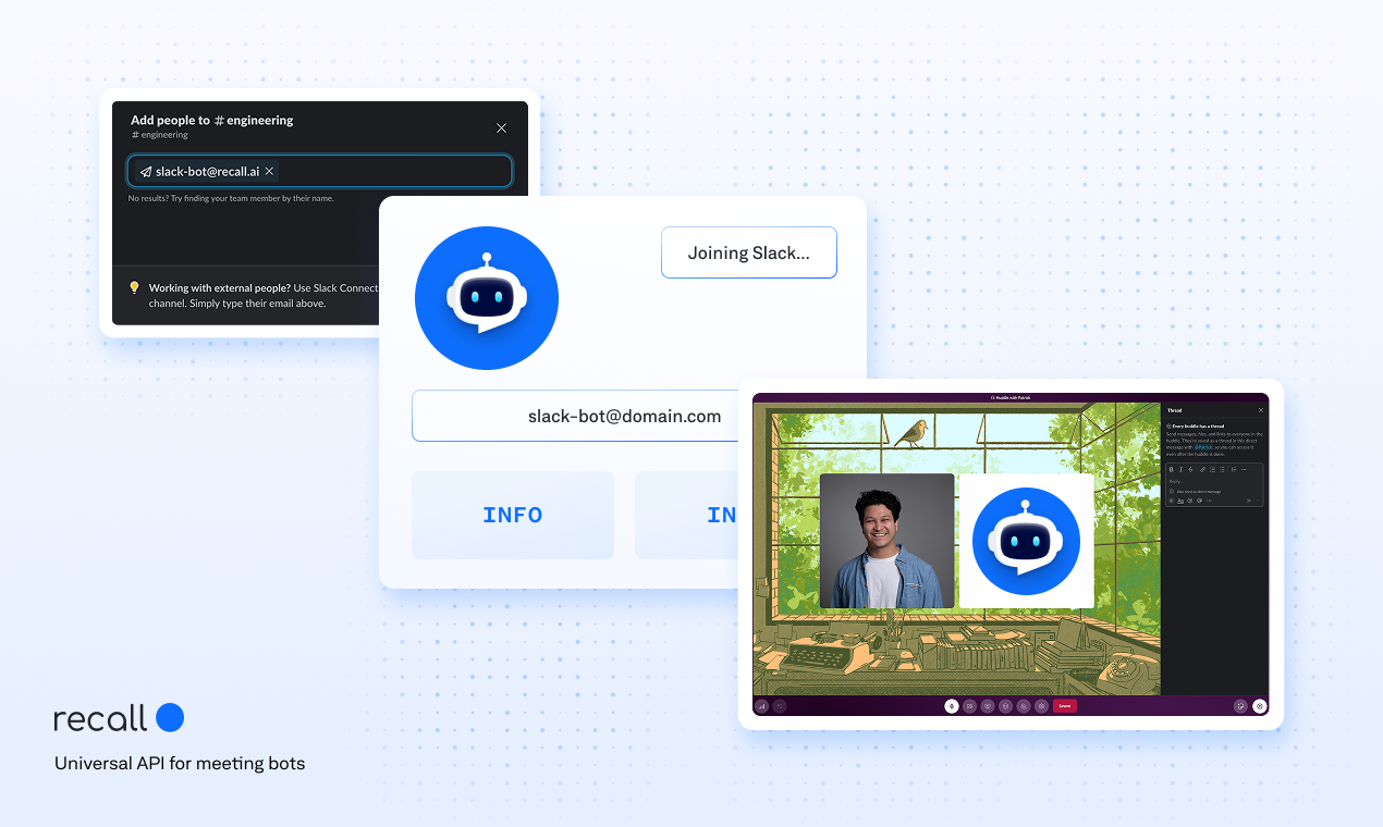 Slack Huddle API by Recall.ai media 3