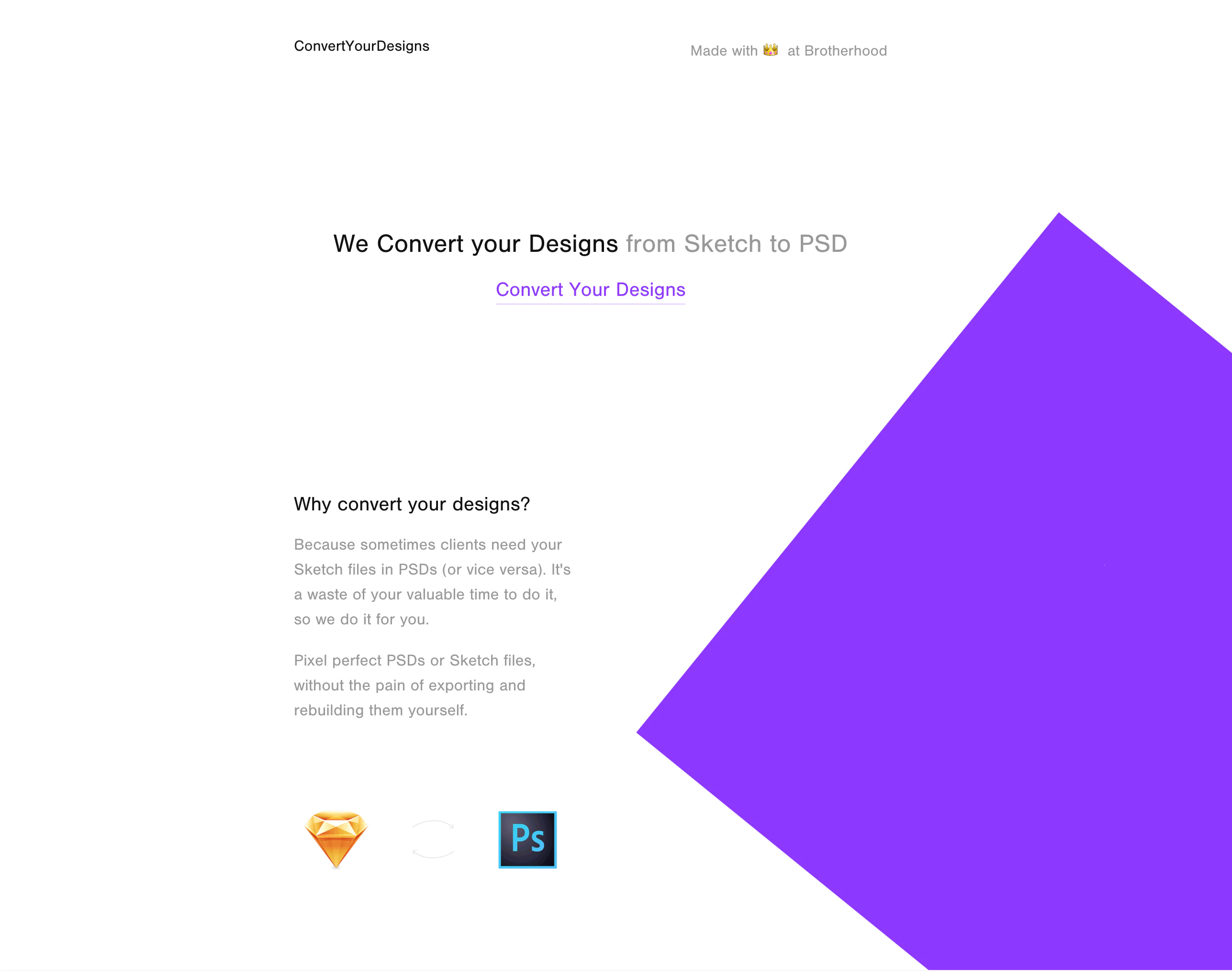 Convert Your Designs