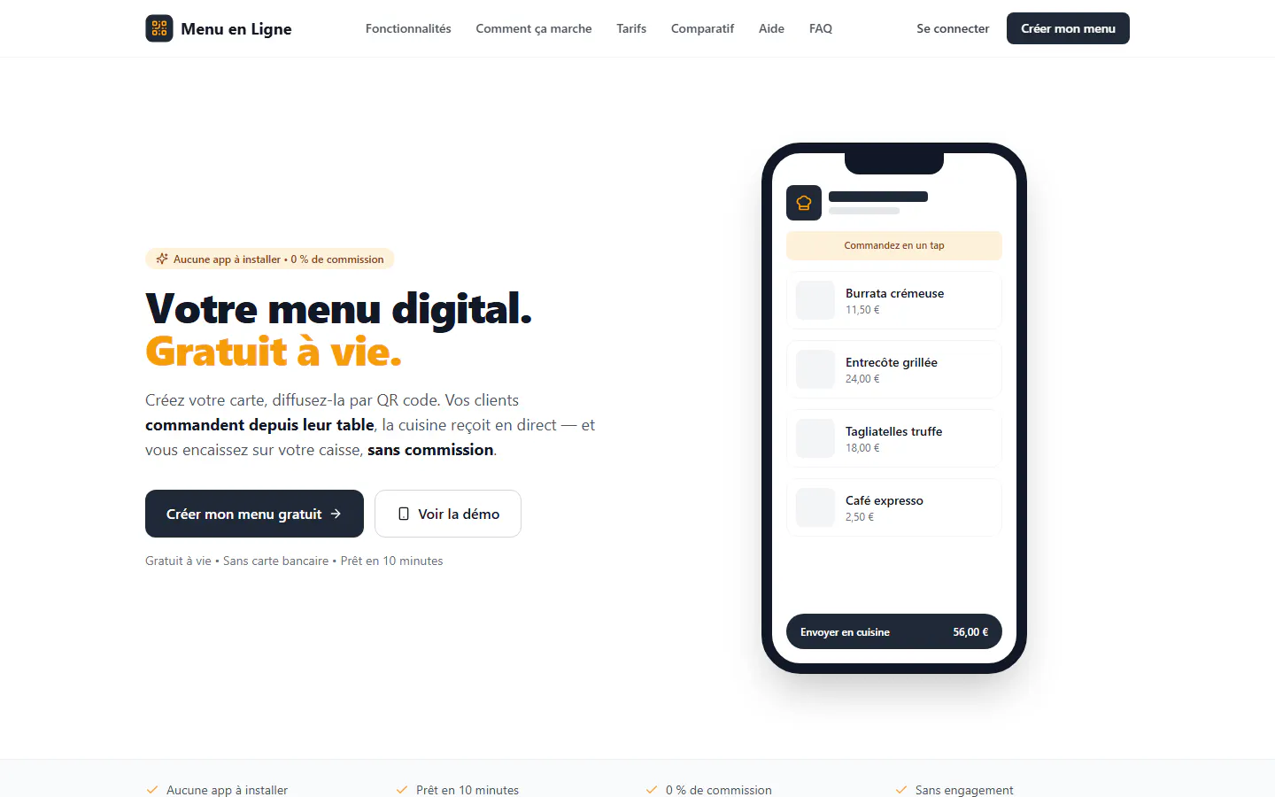 Menu en Ligne gallery image