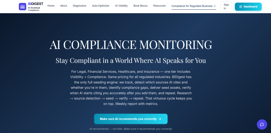 BIDigest - Screenshot 2 showing product features and functionality