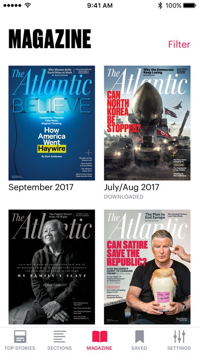 The Atlantic 5.0 for iOS gallery image