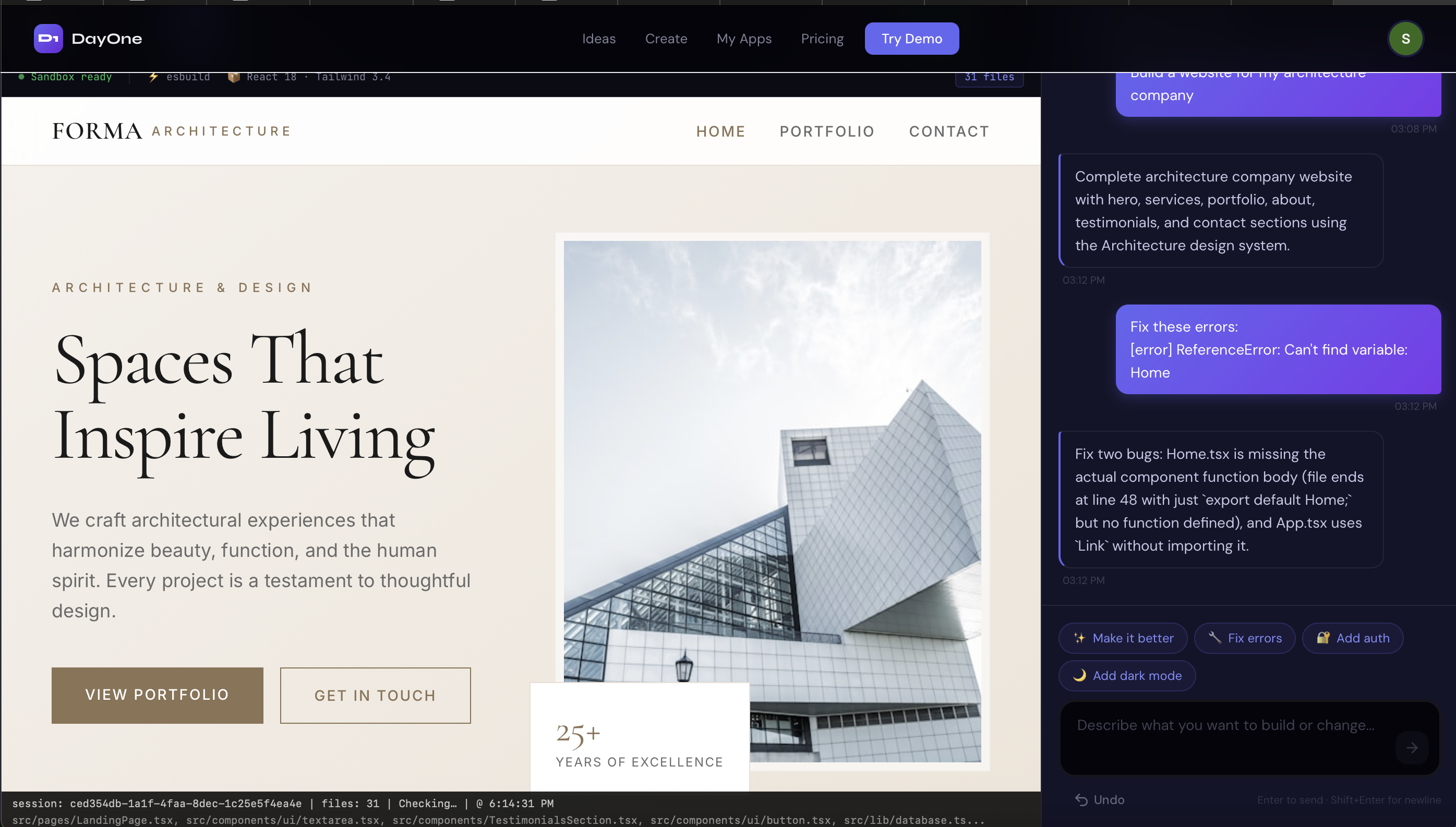 DayOne App gallery image