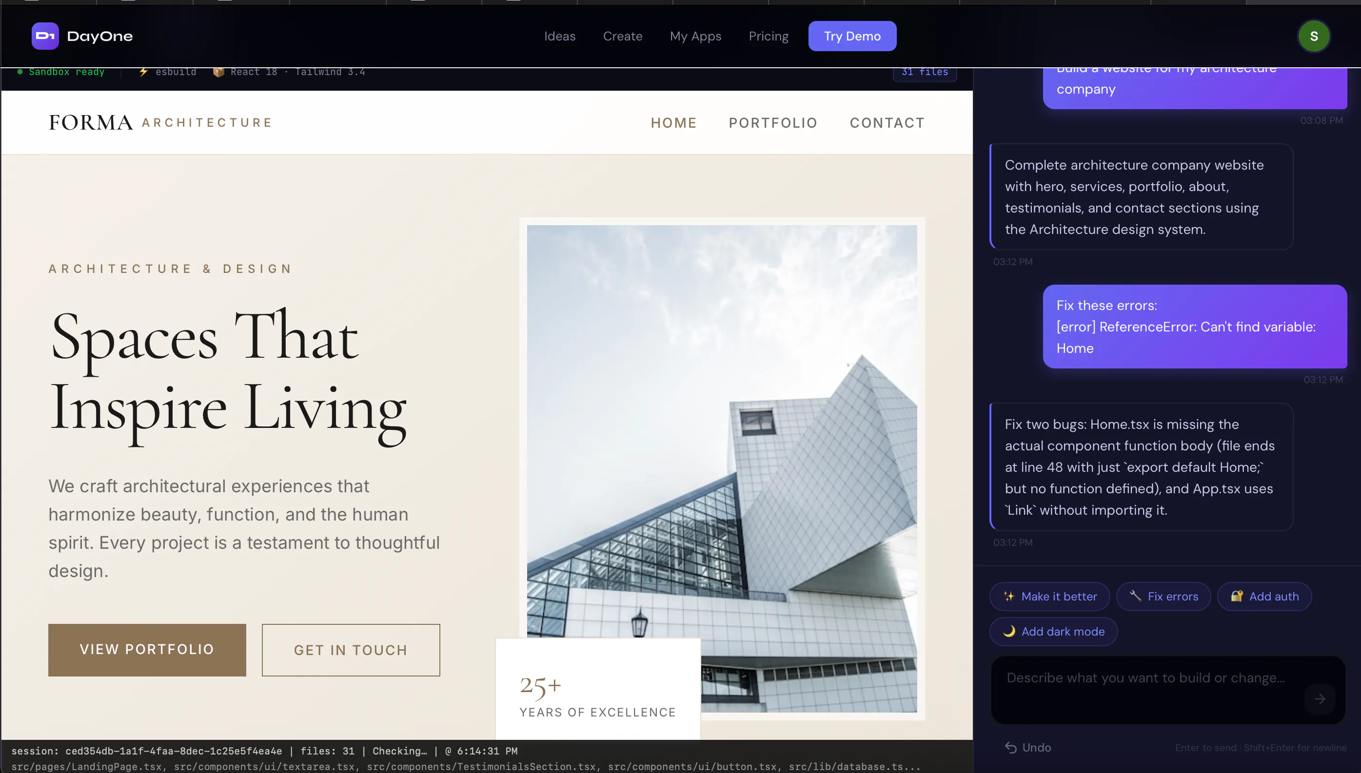 DayOne App 项目横幅