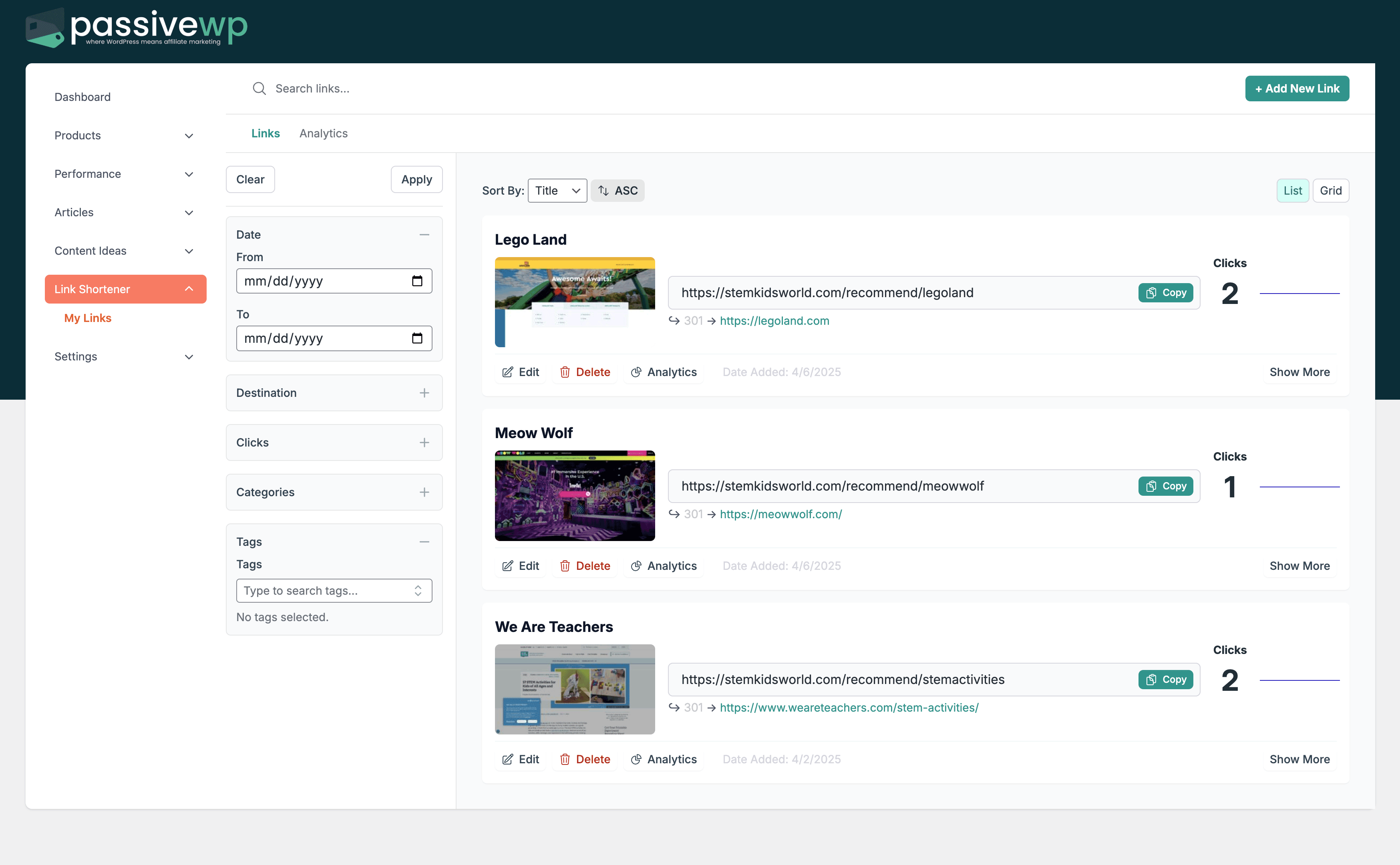 PassiveWP gallery image