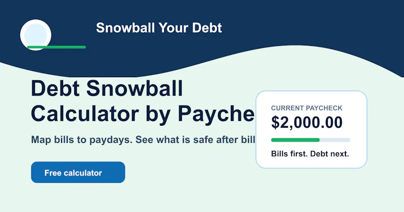 Snowball Your Debt screenshot 1