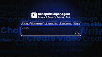 Genspark 슈퍼 에이전트 갤러리 이미지