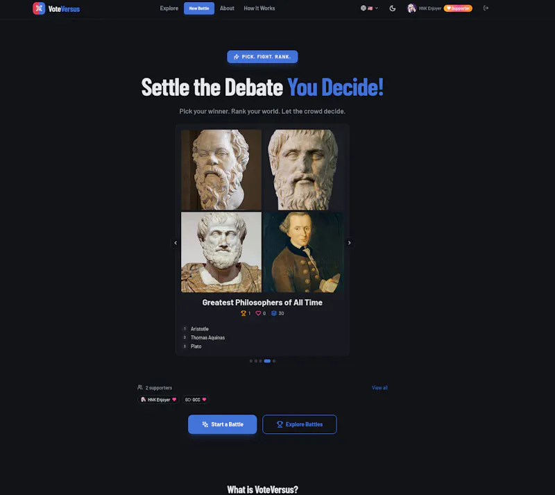 VoteVersus screenshot 3