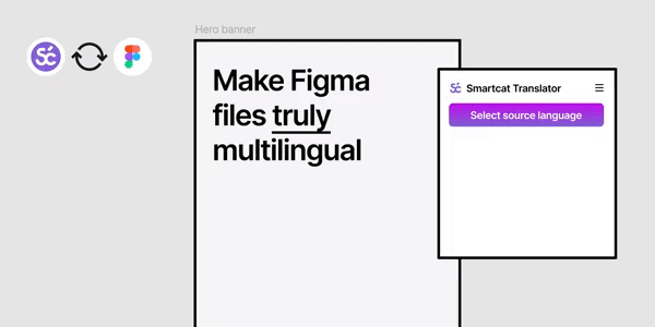 SmartCat -Übersetzer für Figma - Übersetzen Sie Ihre Designs in einem Klick, ohne Figma zu verlassen Medien 2