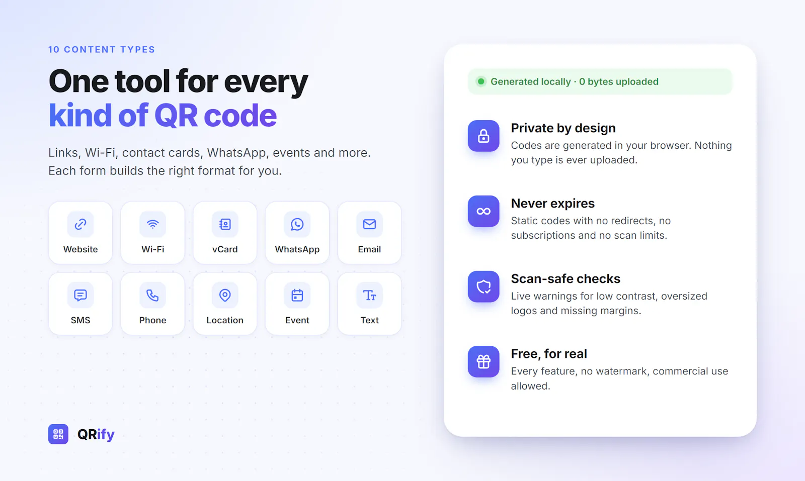 QRify — Fast & Free QR Generator screenshot 3