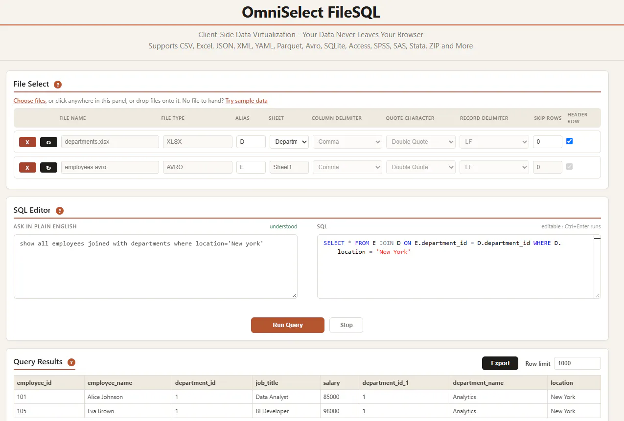 OmniSelect FileSQL gallery image