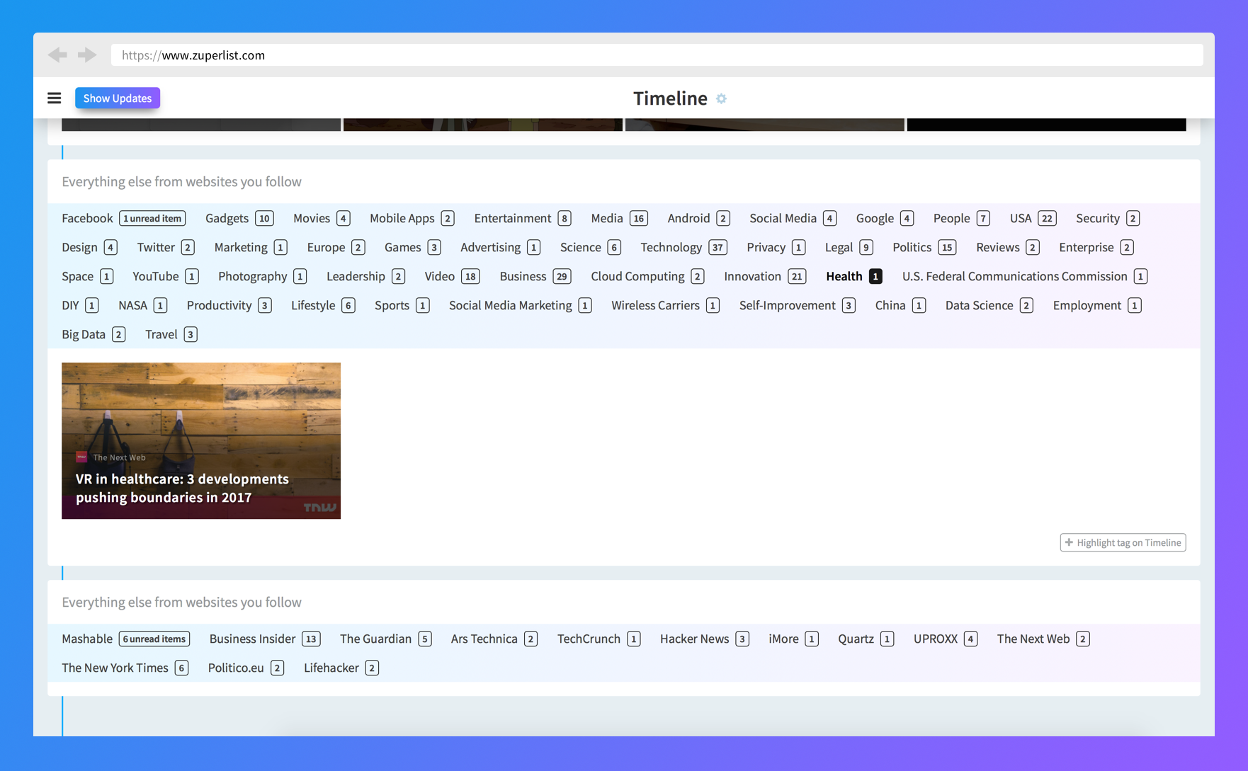 Zuperlist gallery image