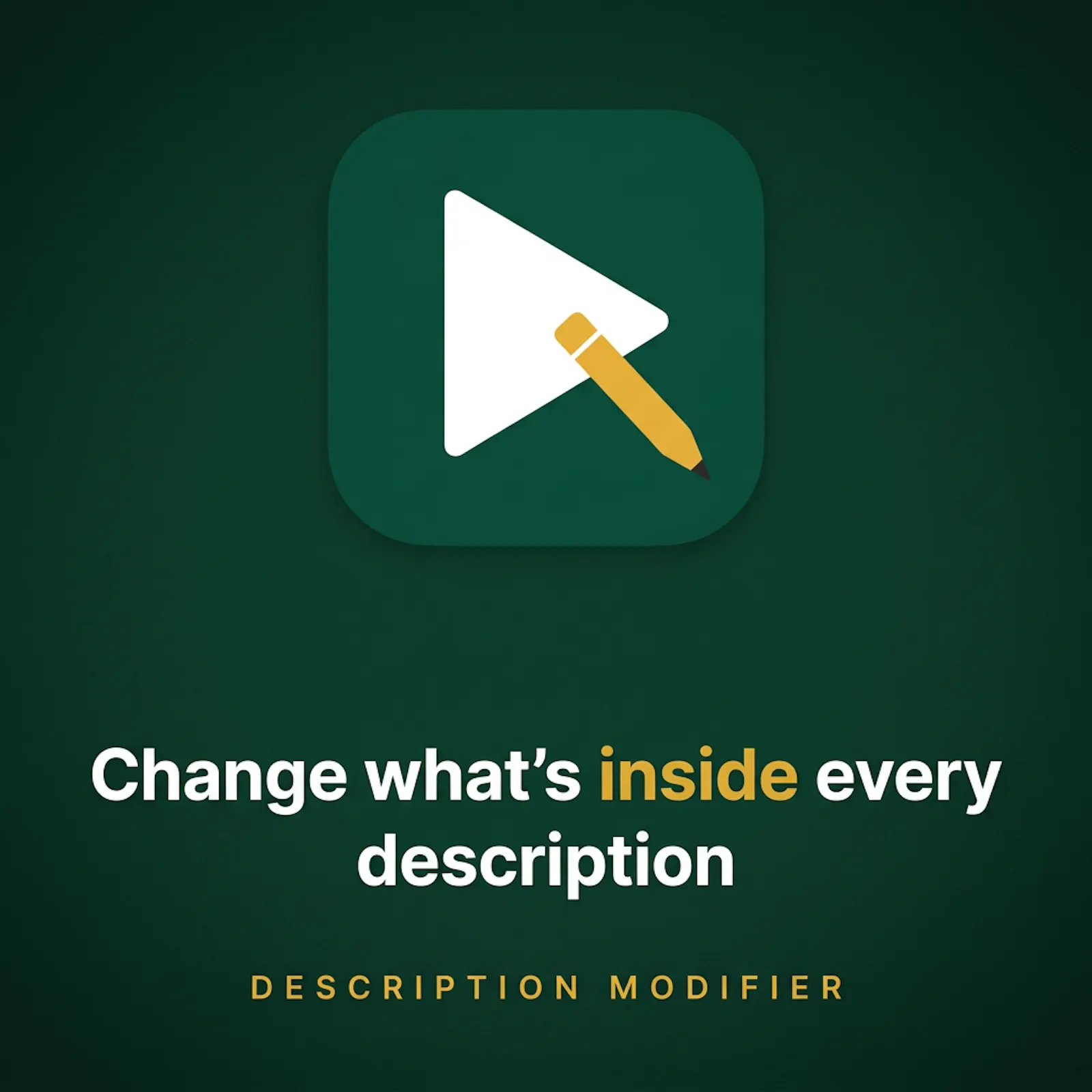 Description Modifier screenshot 5
