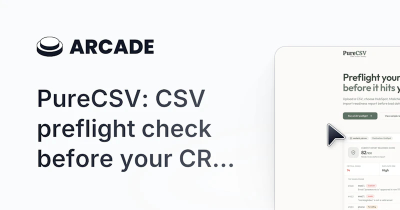 PureCSV screenshot 2