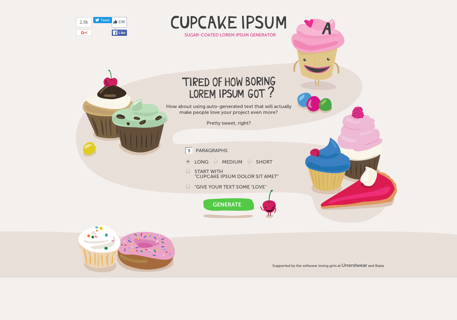 Cupcake Ipsum