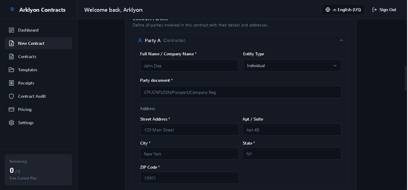 Arklyon Contracts gallery image