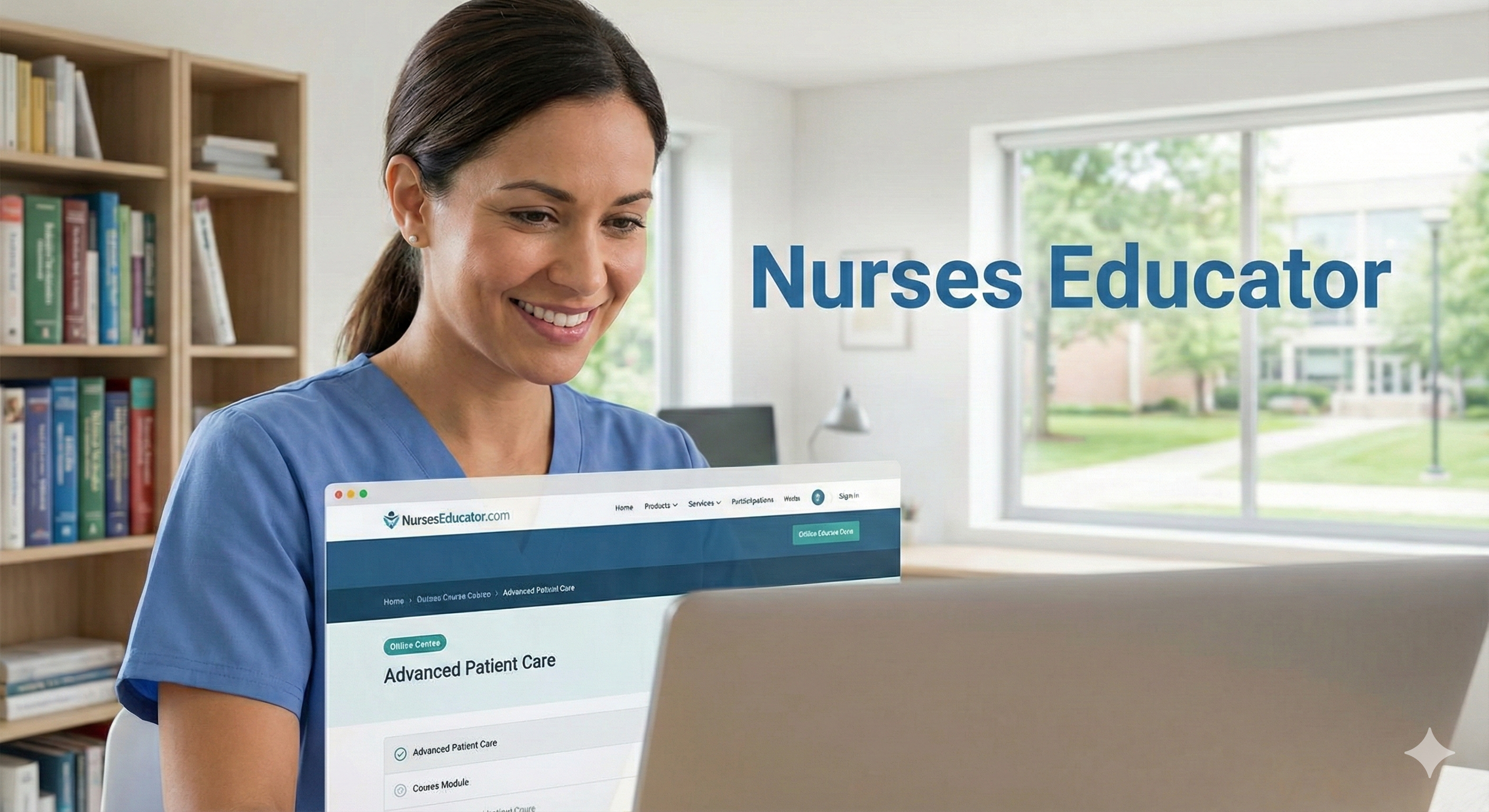 NursesEducator.com - Main product screenshot demonstrating key features and user interface