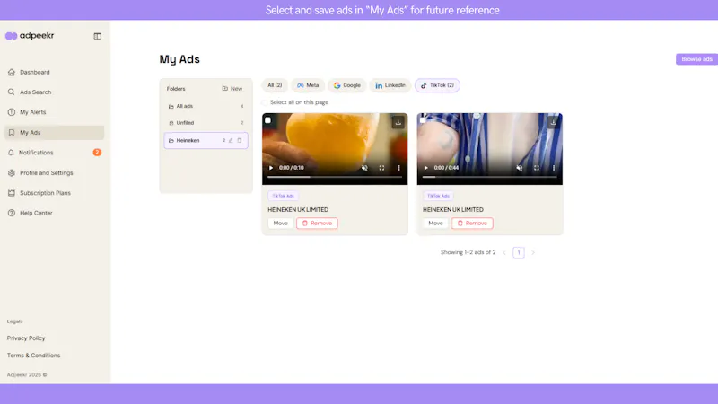 TikTok Ads Alerts by AdPeekr screenshot 7