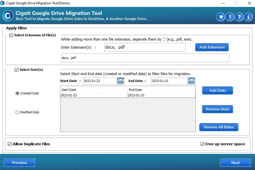 Mídia 4 de Google Drive para o OneDrive Migration Tool - Ajudando os clientes a fazer backup e migrar seus arquivos do Google Drive