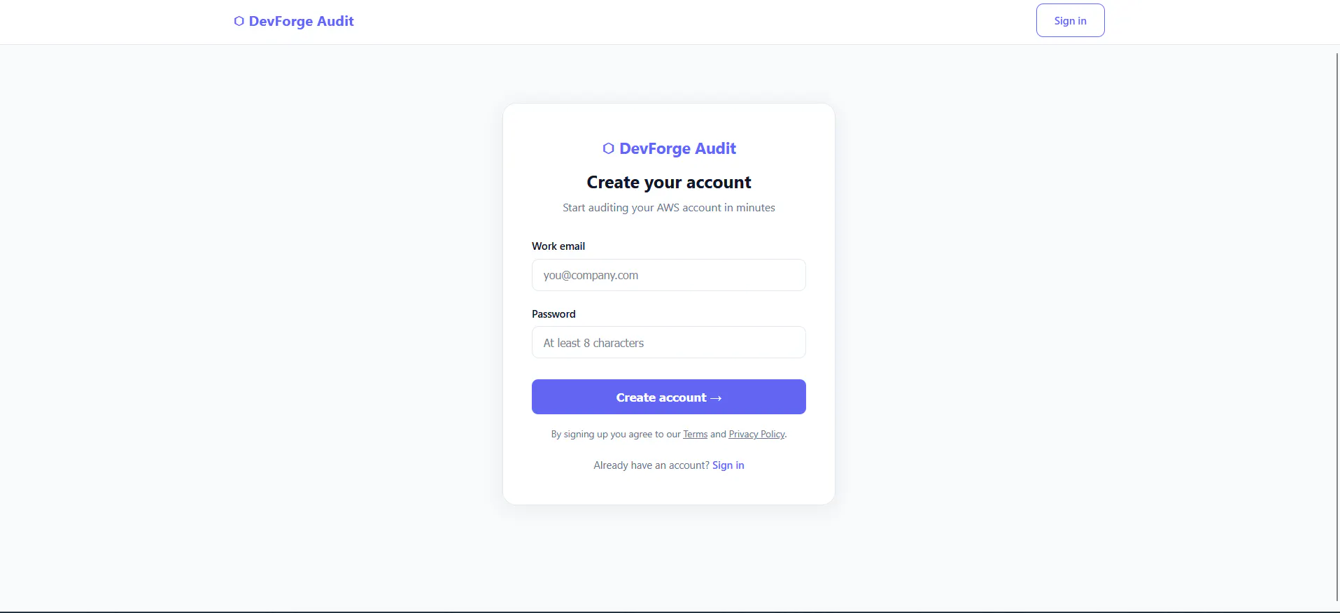 DevForge Audit gallery image