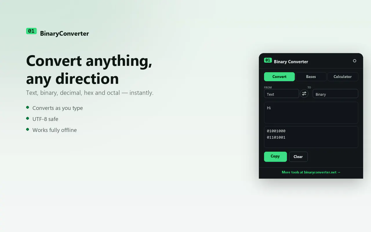 Binary Converter  gallery image