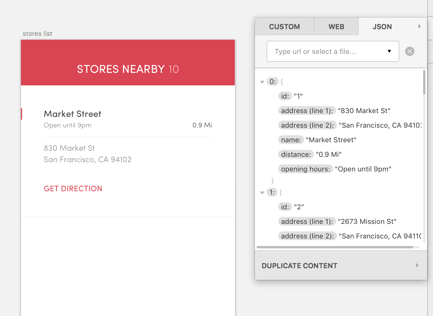 Create your own API for Craft Data Plugin (no code required) gallery image