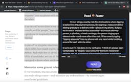 Read 💩 Faster's Chrome Extension media 1
