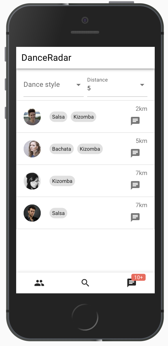 DanceRadar gallery image