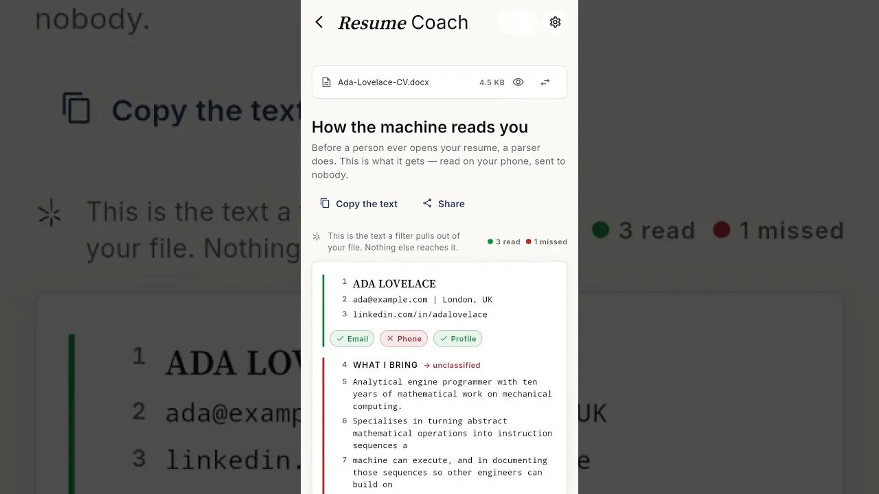 Resume Coach gallery image