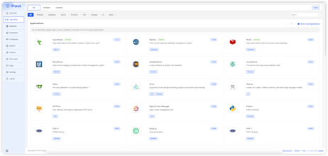 1Panel gallery image