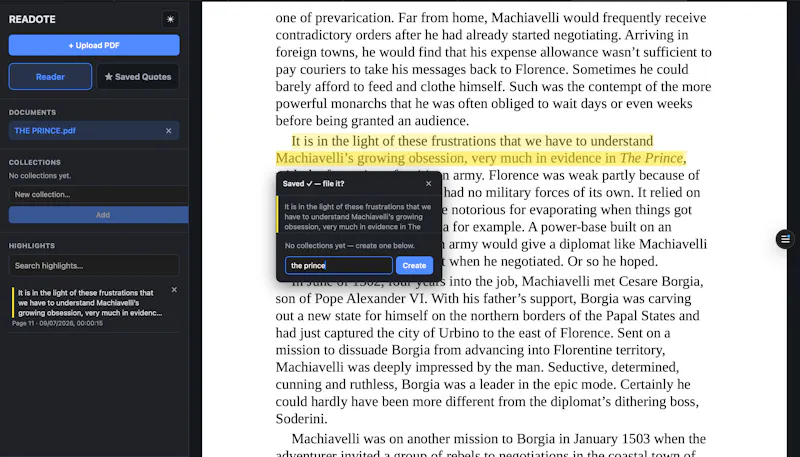 READOTE screenshot 2