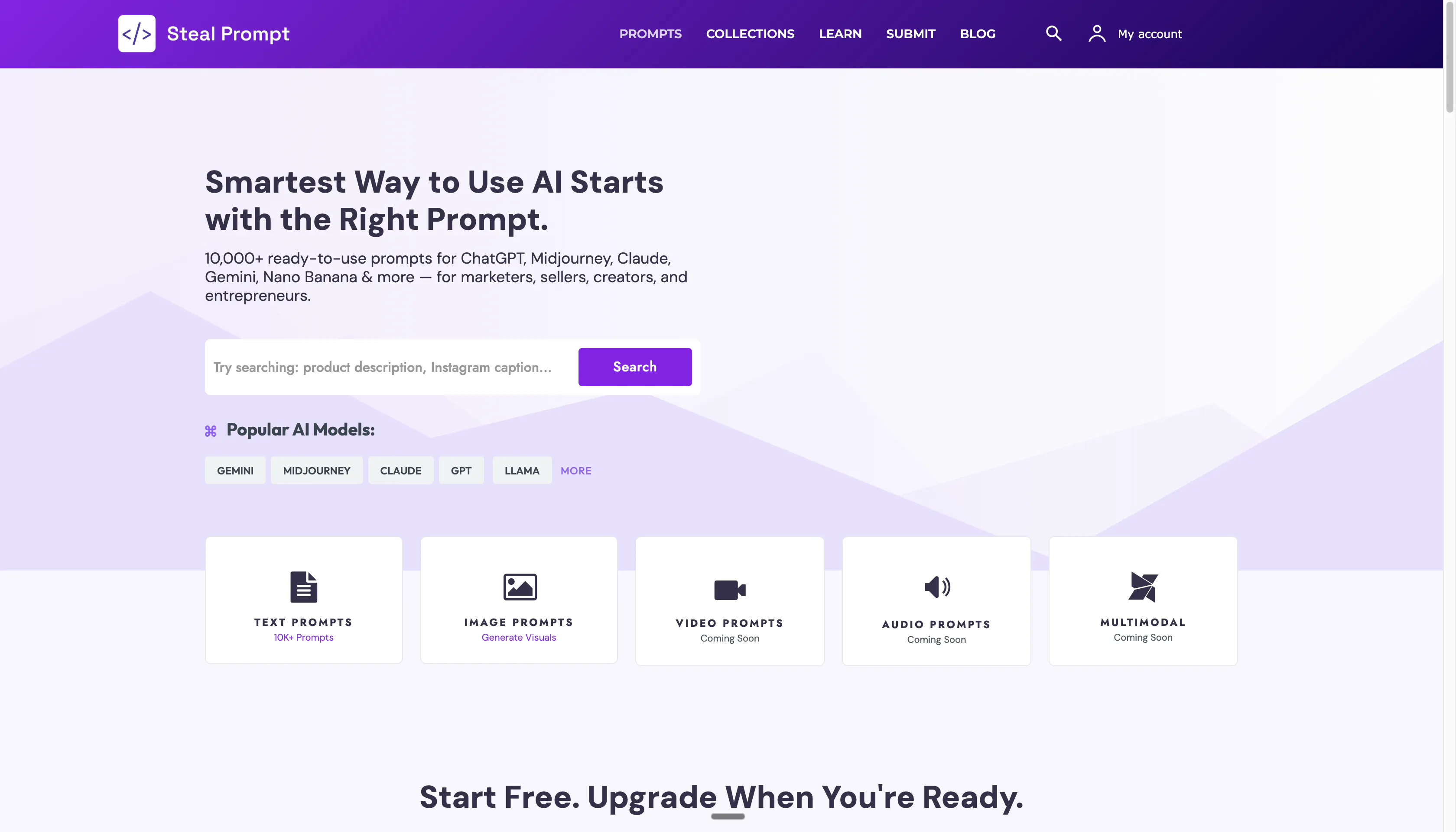 Steal Prompt product banner
