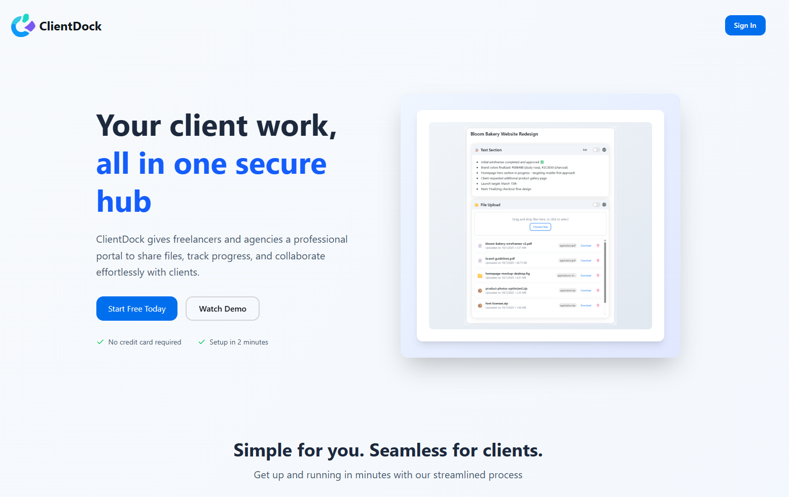 ClientDock gallery image