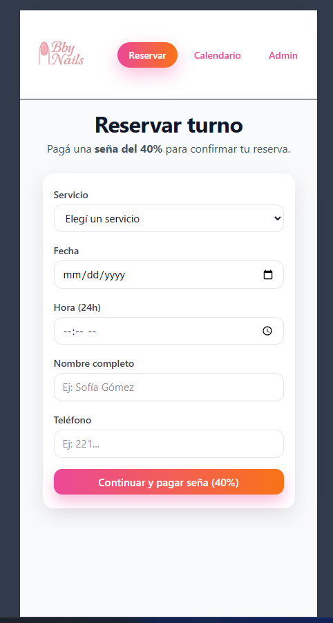 Turnera Para Servicios - Main product screenshot demonstrating key features and user interface