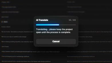 AI翻訳により、リンク、画像、およびCMS変数を強化し、ウェブサイトを容易に異なる言語に適応させることができます。