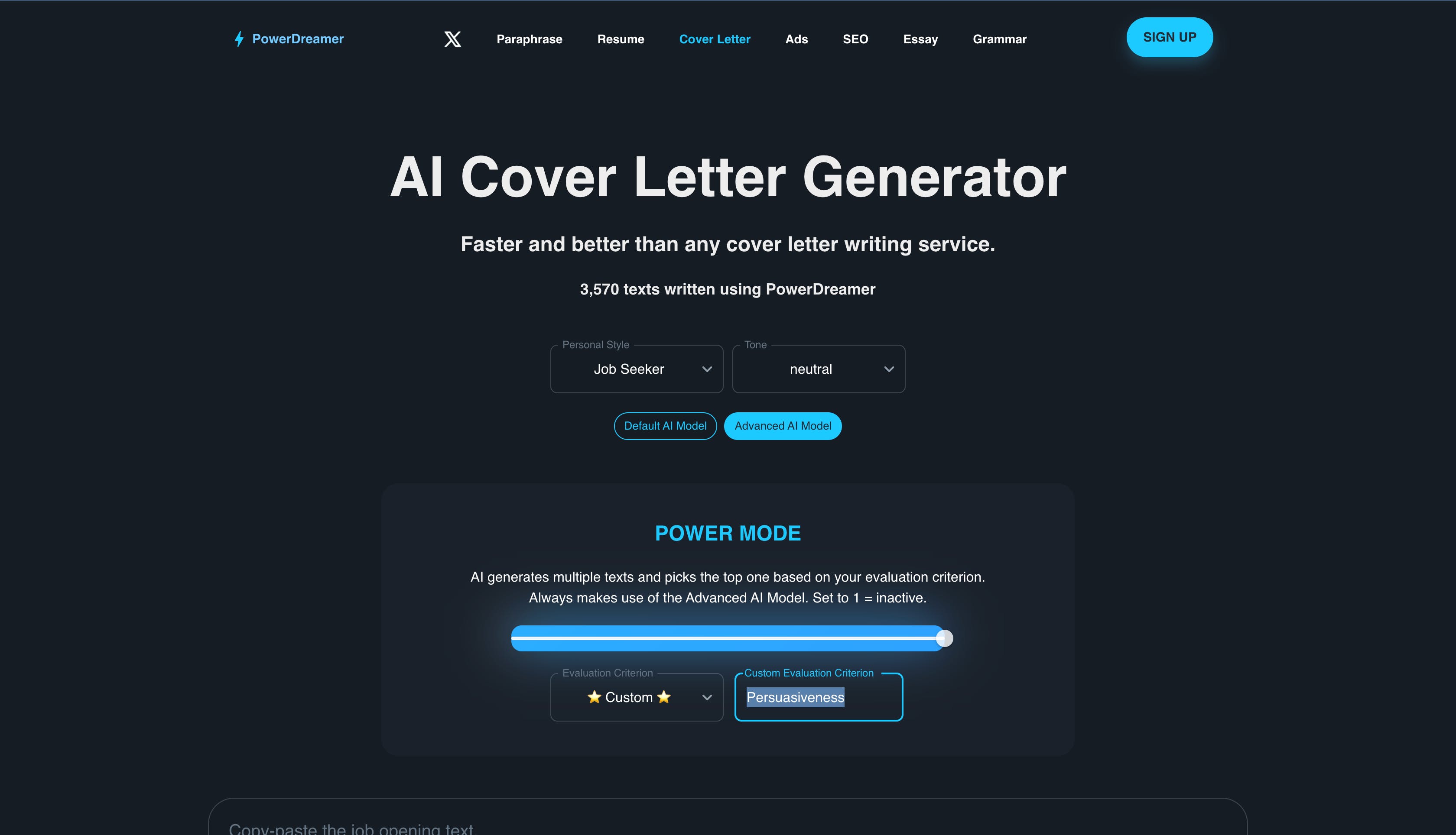 AI cover letter generator media 1