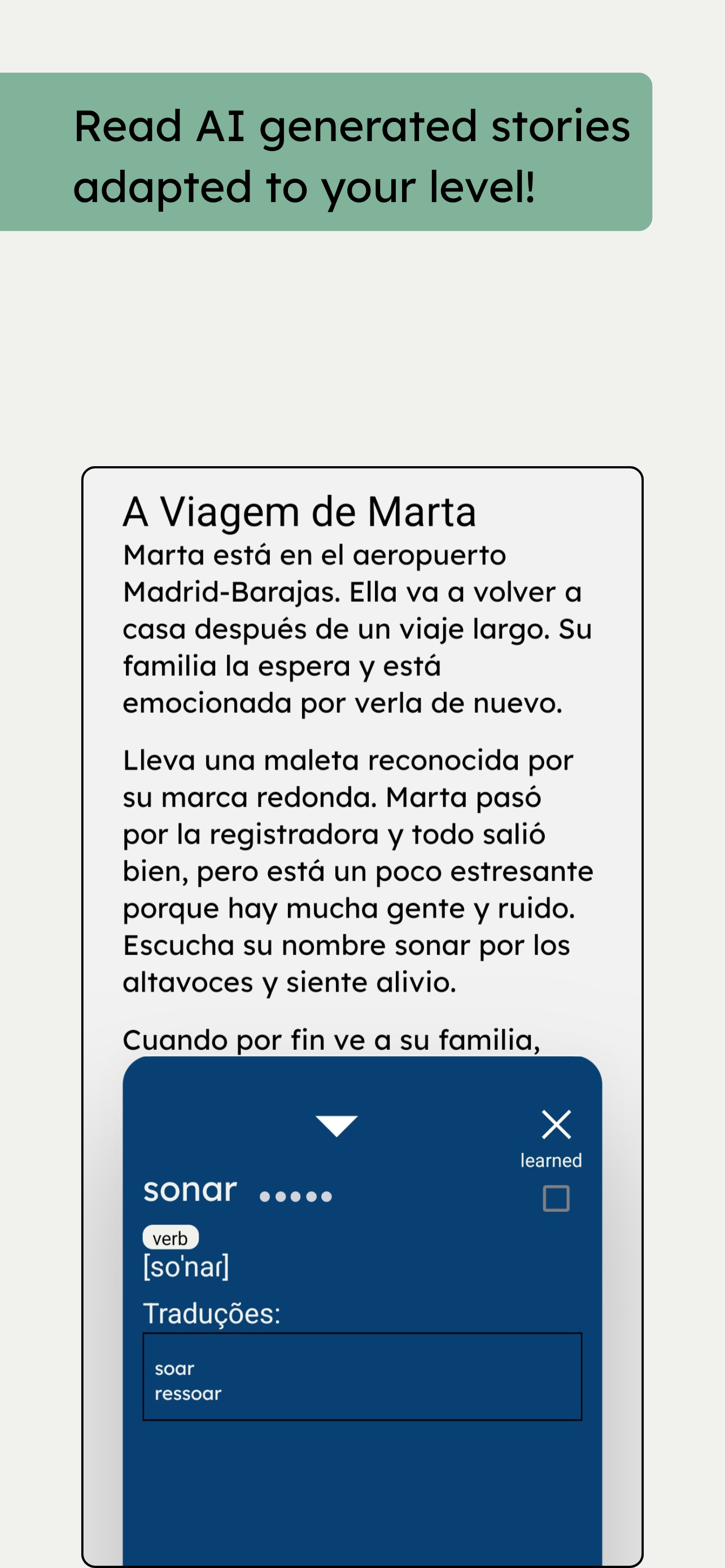 Lingura - Screenshot 3 showing product features and functionality