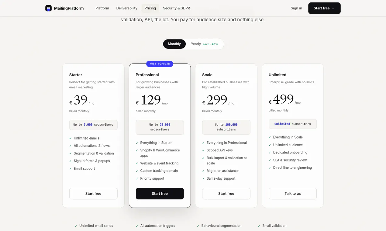 MailingPlatform gallery image