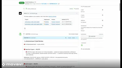 Autonomous code review agent gallery image