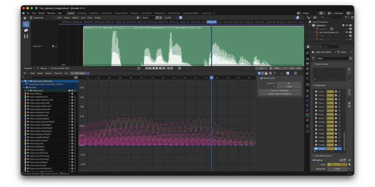 Audio Lip Sync Pro for Blender screenshot 5