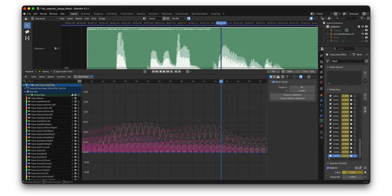 Audio Lip Sync Pro for Blender screenshot 6
