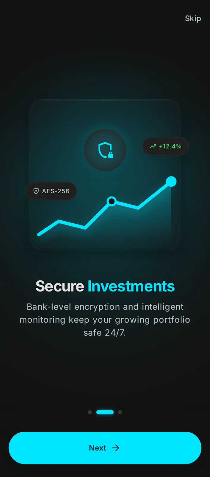 Lumina — Fintech Flutter UI Kit gallery image
