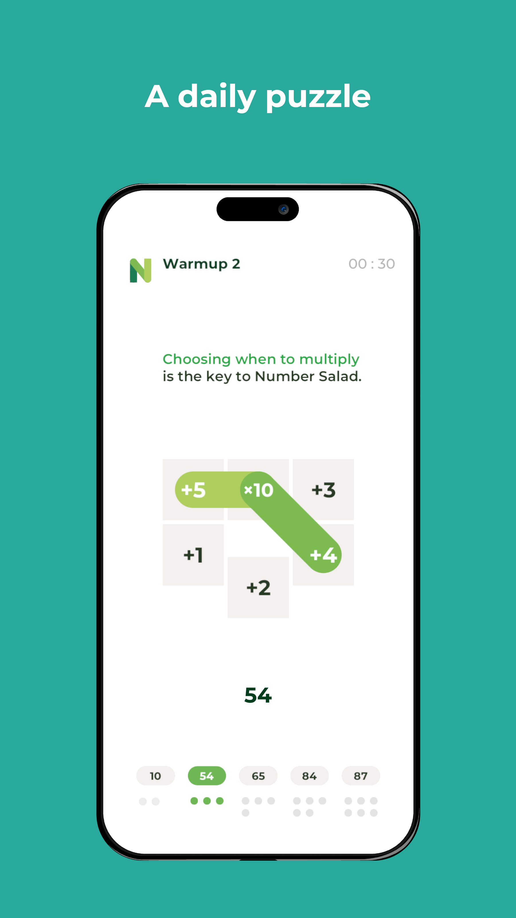 Media Salad nombor - Teka-teki harian berasaskan matematik yang mencabar 3