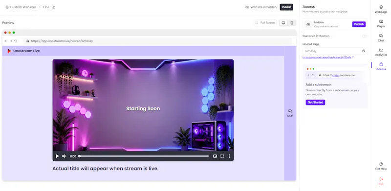 OneStream Live 2.0 screenshot 8