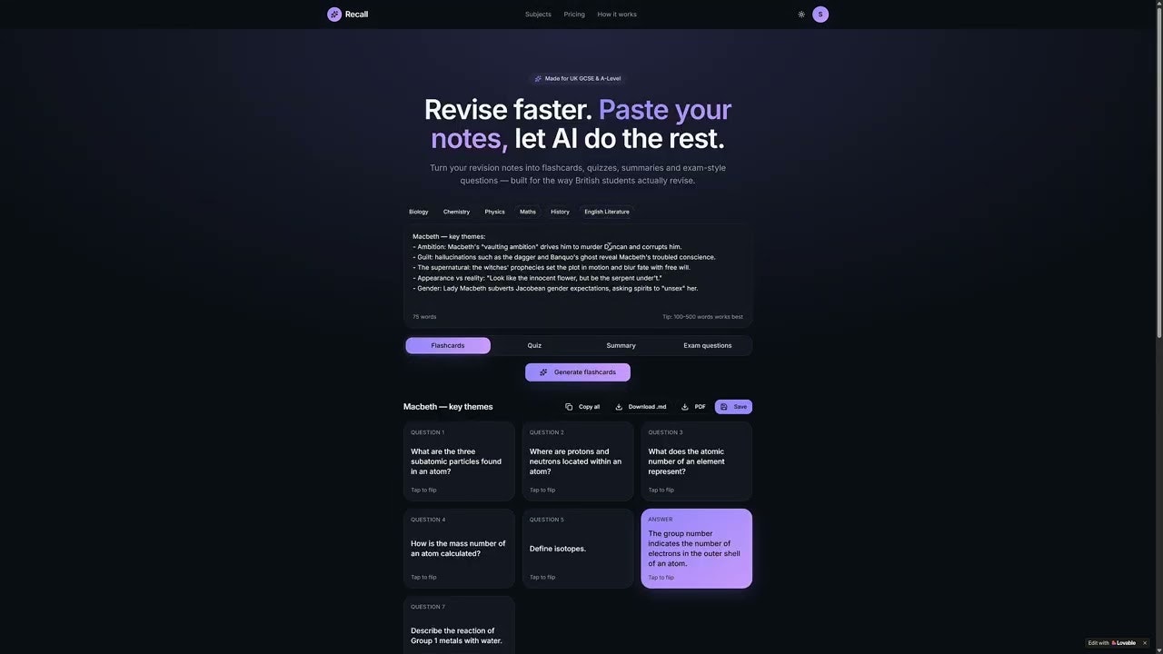 Recall Study gallery image