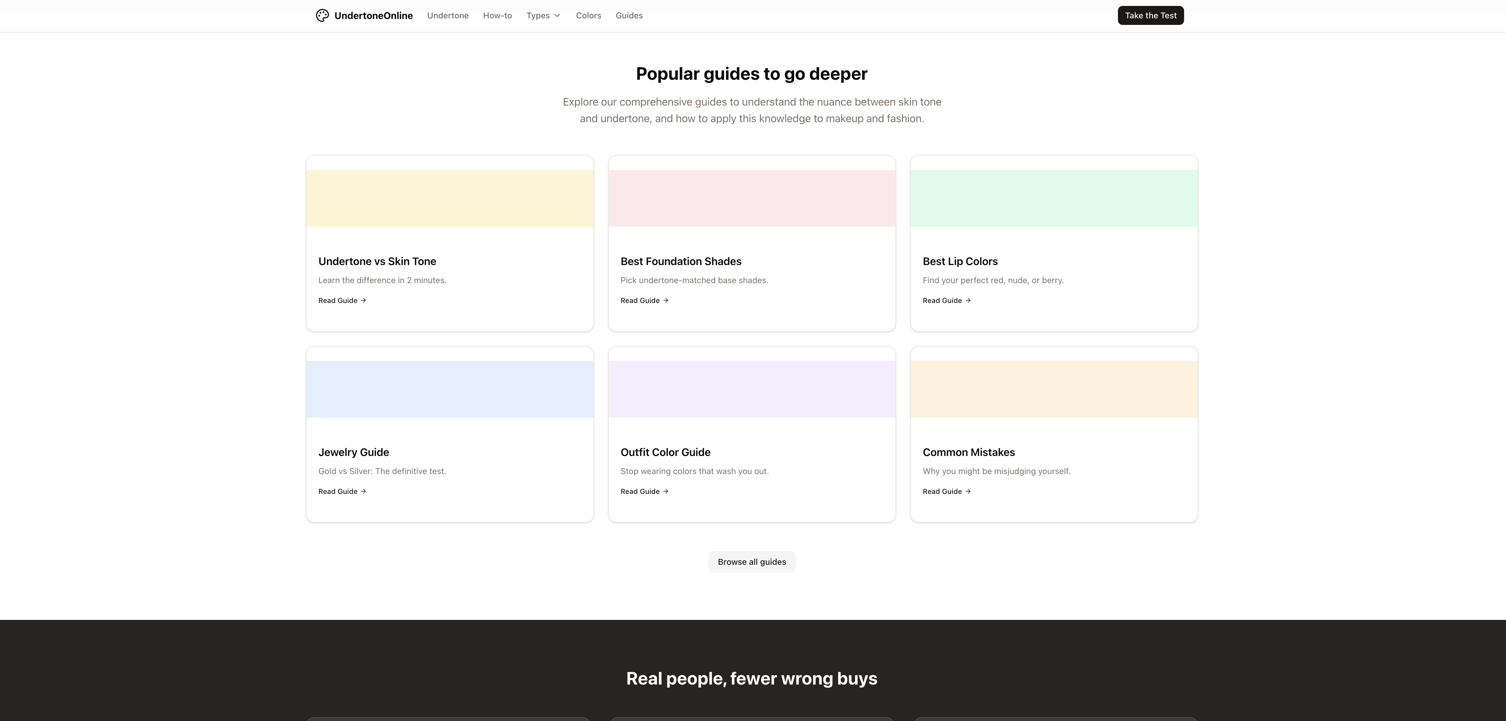 UndertoneOnline - Screenshot 5 showing product features and functionality