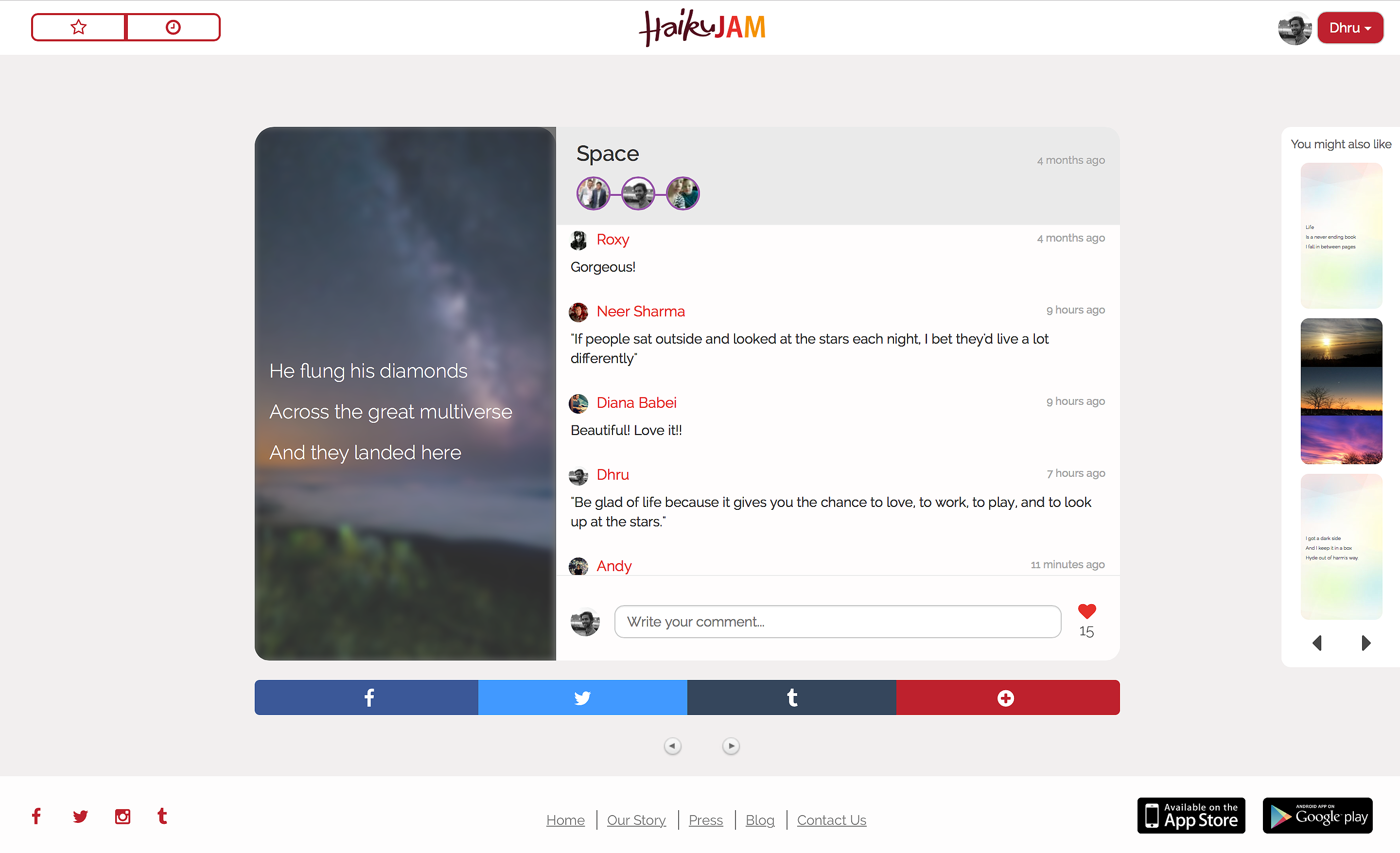HaikuJAM gallery image