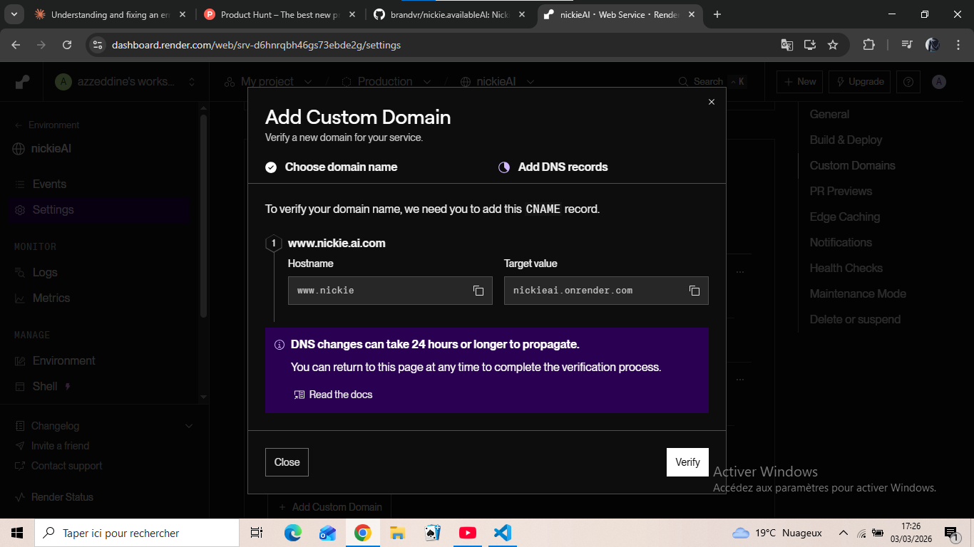 Nickie - Screenshot 2 showing product features and functionality